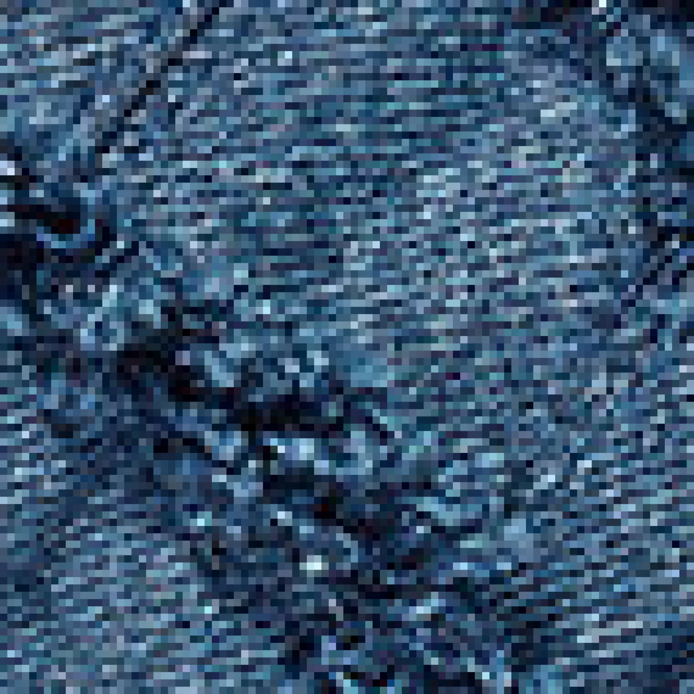 Tragetasche aus Denim in Flechtoptik
