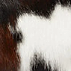 Tragetasche aus Leder mit Kuh-Print