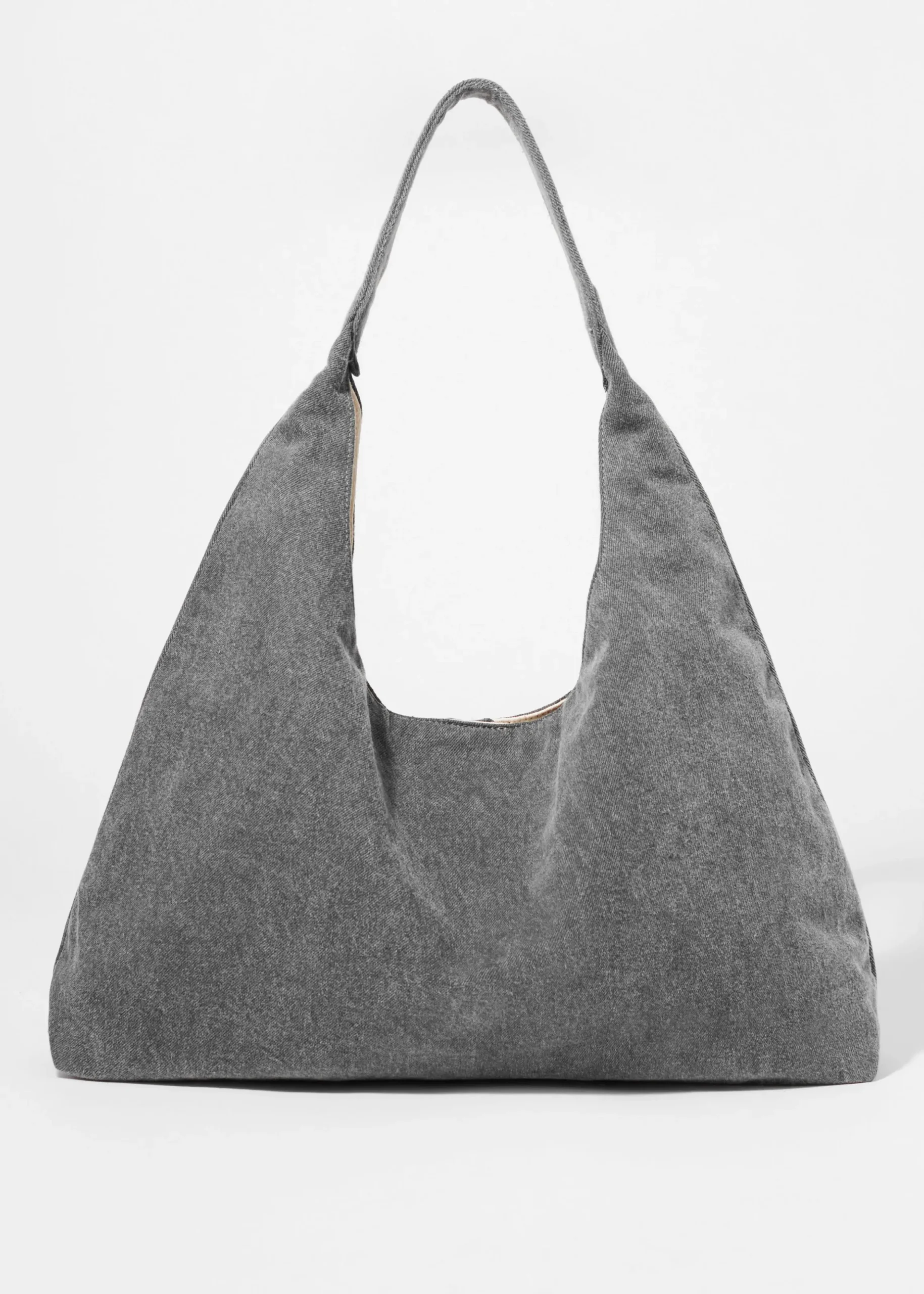 Tragetasche im Washed-Denim-Look