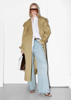 Trenchcoat mit Gürtel