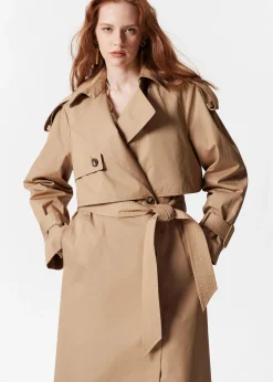 Trenchcoat mit Gürtel