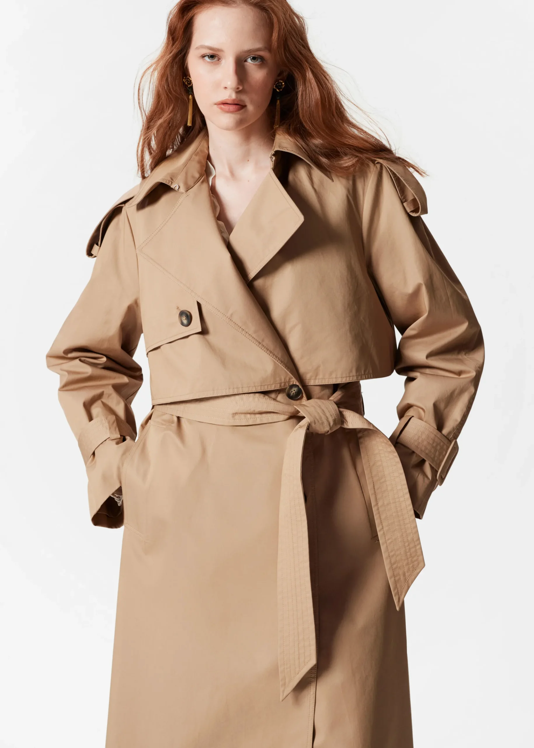 Trenchcoat mit Gürtel