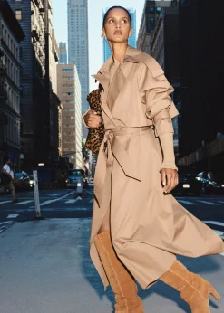 Trenchcoat mit Gürtel