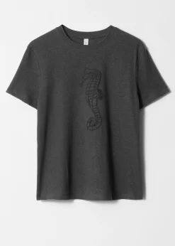 T-Shirt aus Leinenmischung