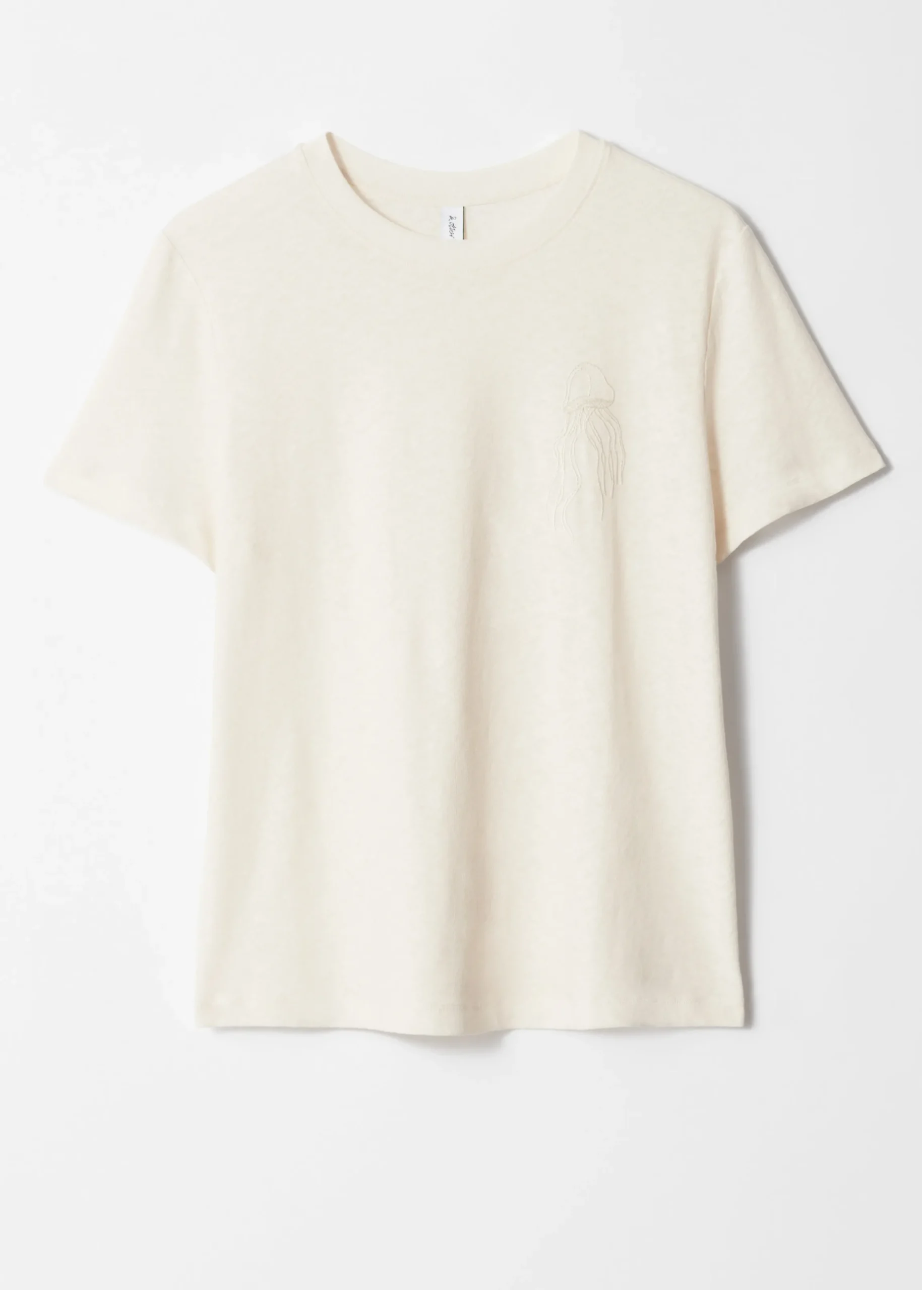 T-Shirt aus Leinenmischung