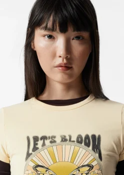 T-Shirt mit Flügelärmeln
