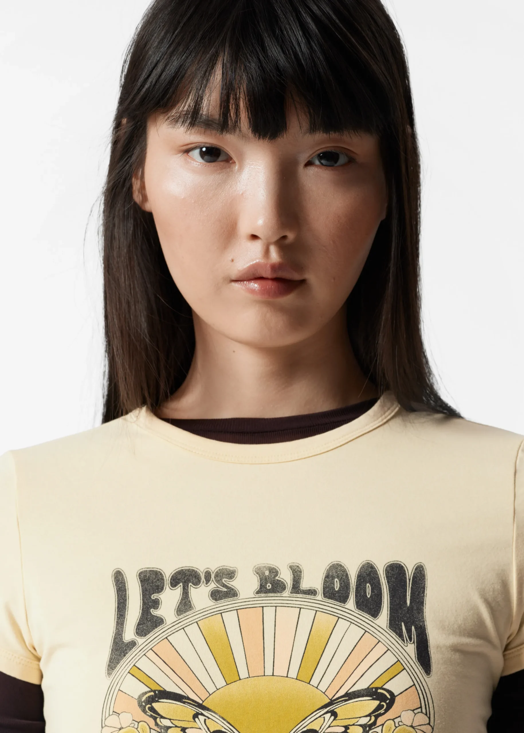 T-Shirt mit Flügelärmeln