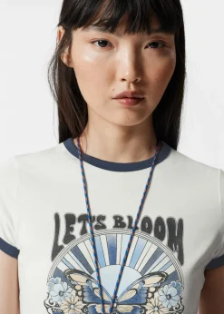 T-Shirt mit Flügelärmeln