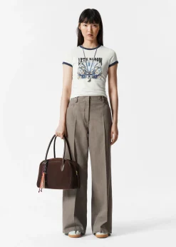 T-Shirt mit Flügelärmeln