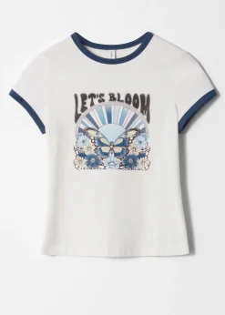 T-Shirt mit Flügelärmeln