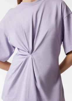 T-Shirt mit Knotendetail