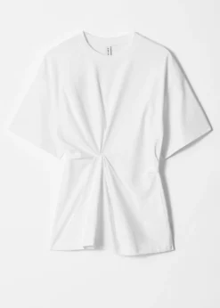 T-Shirt mit Knotendetail