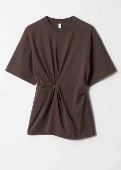 T-Shirt mit Knotendetail