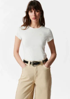 T-Shirt mit Stickerei