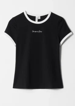 T-Shirt mit Stickerei