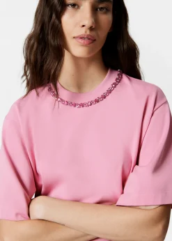 T-Shirt mit Verzierung