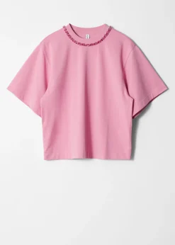 T-Shirt mit Verzierung