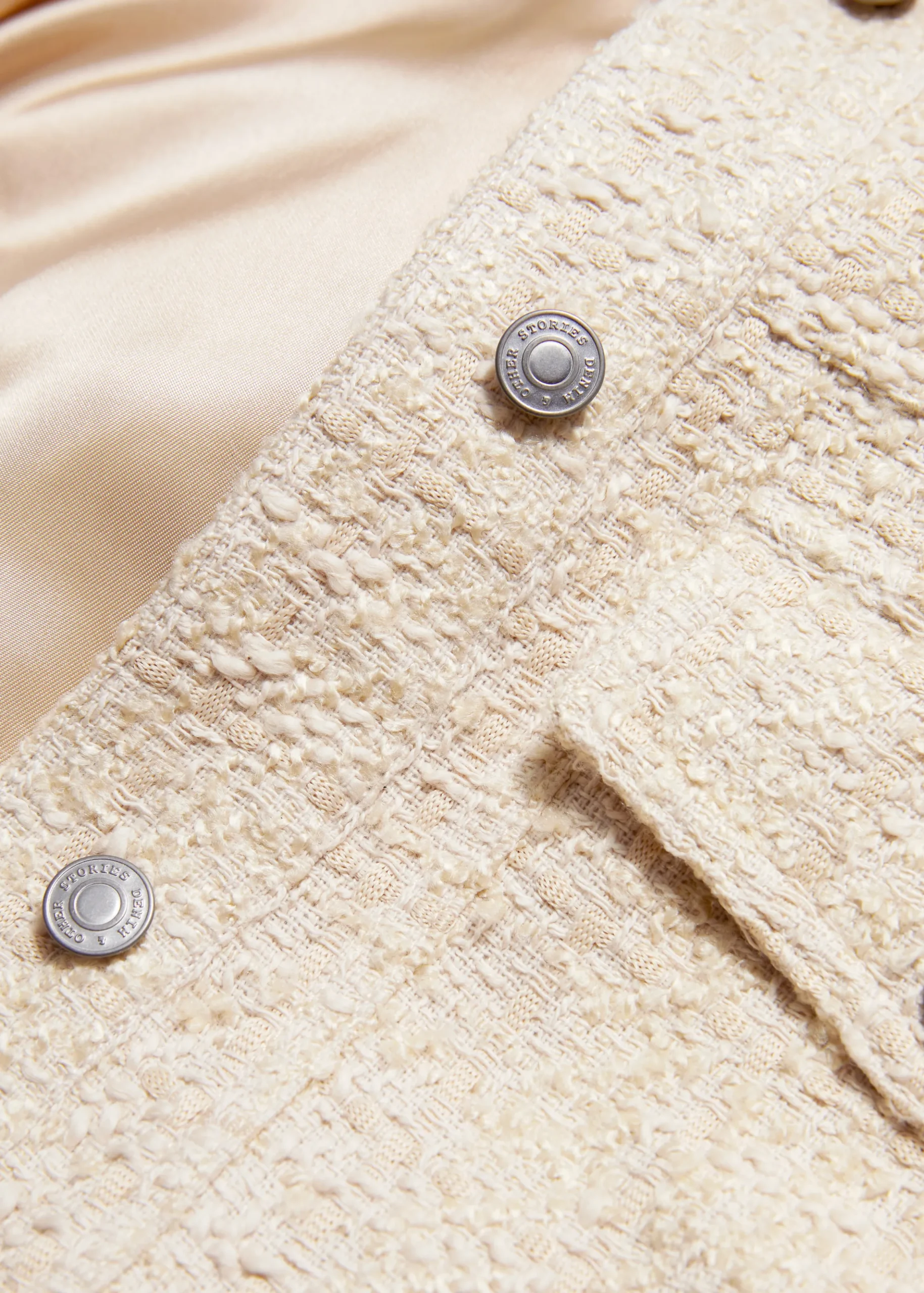 Tweedjacke mit Kordelzug