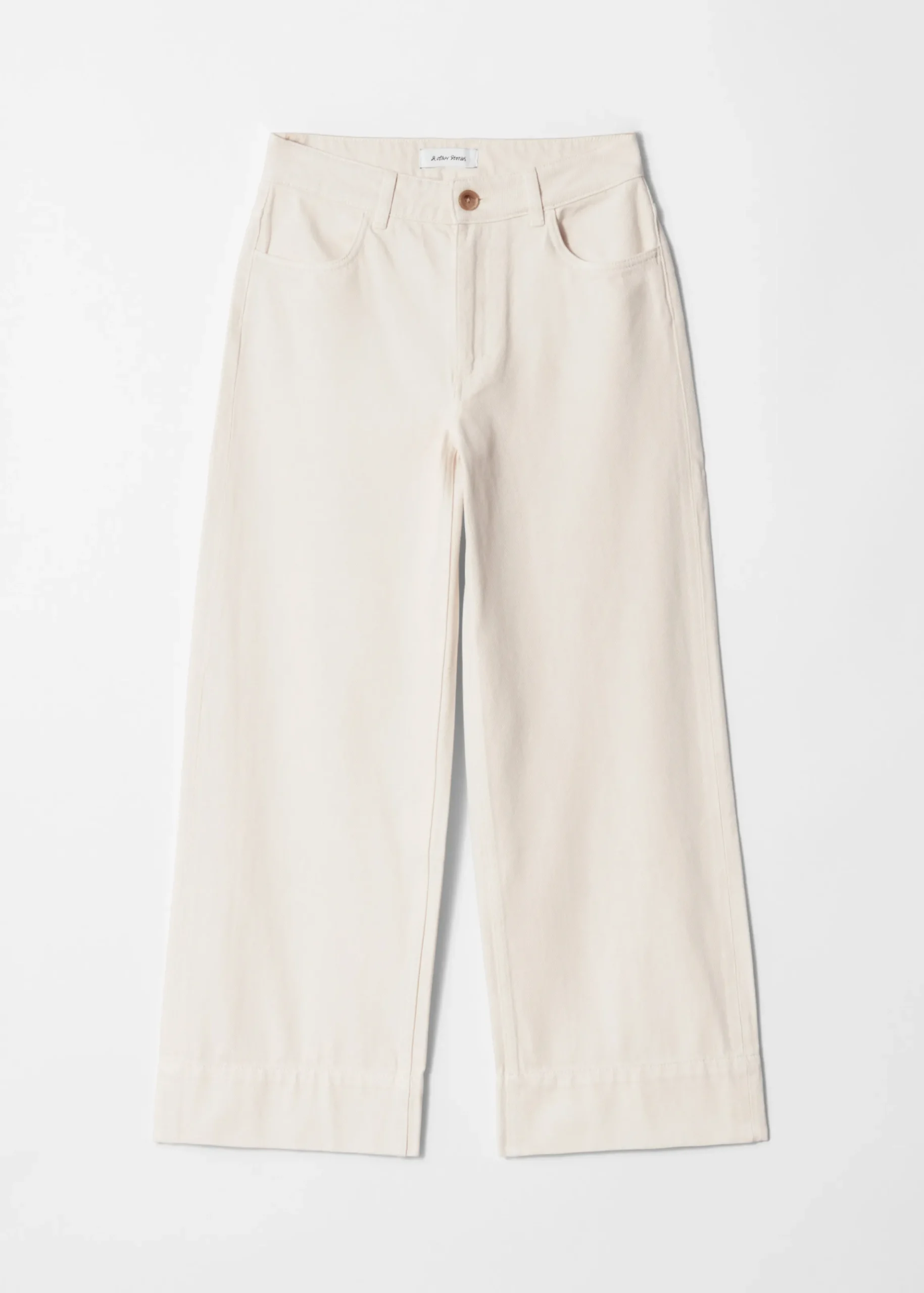 Verkürzte Jeans mit geradem Bein