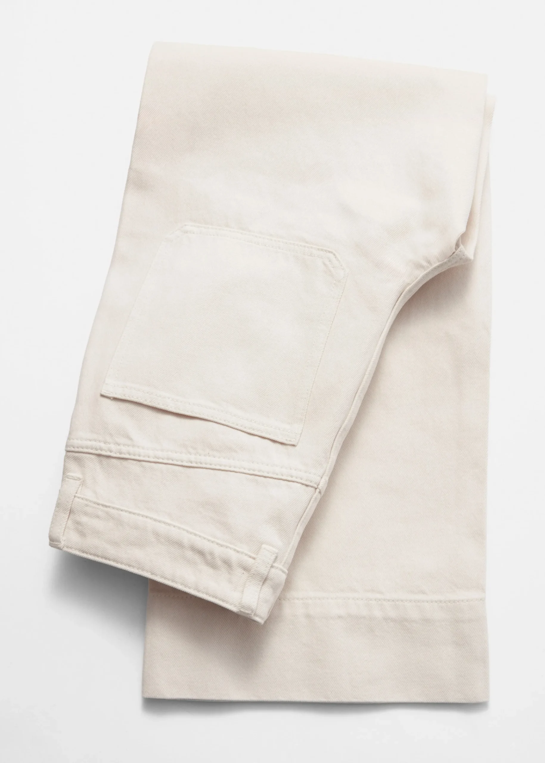 Verkürzte Jeans mit geradem Bein