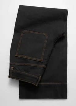 Verkürzte Jeans mit geradem Bein