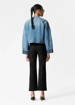 Verkürzte Jeansjacke