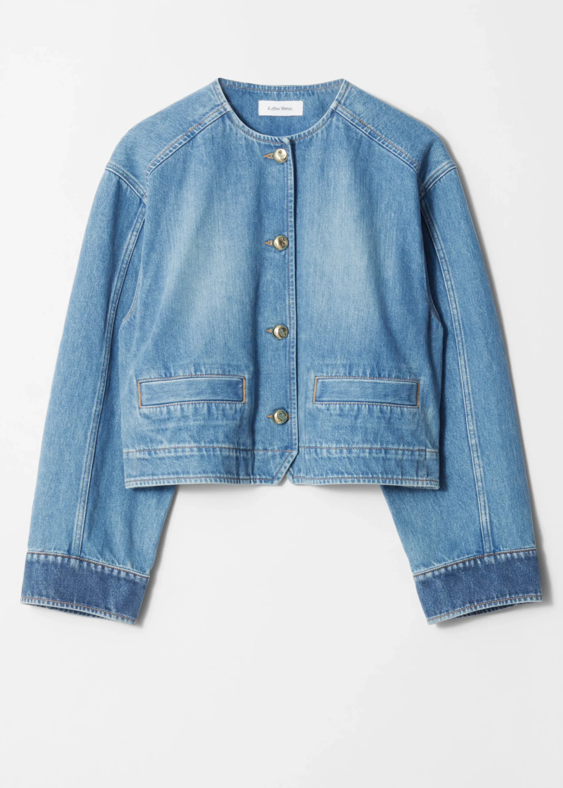 Verkürzte Jeansjacke