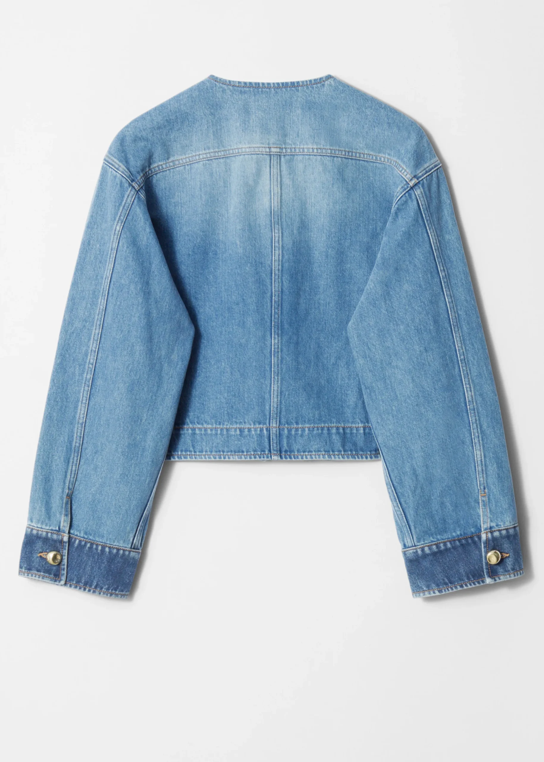 Verkürzte Jeansjacke