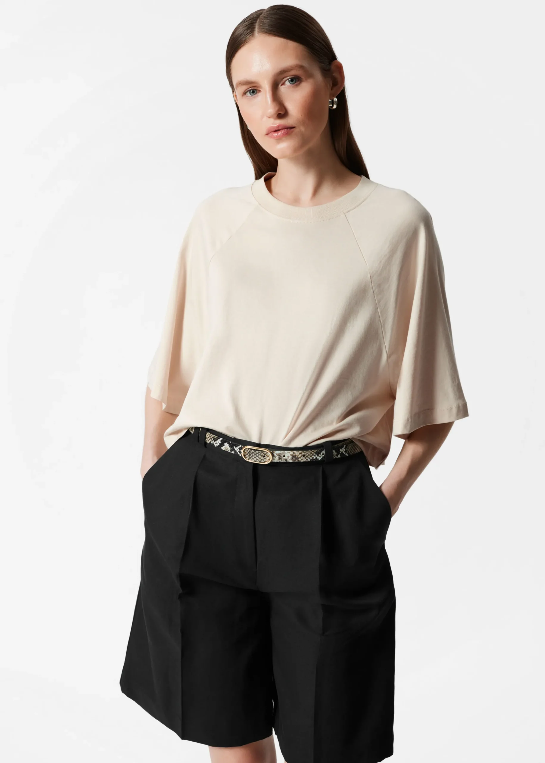Verkürztes T-Shirt