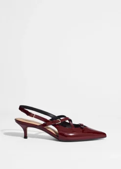 Verzierte Slingback-Pumps