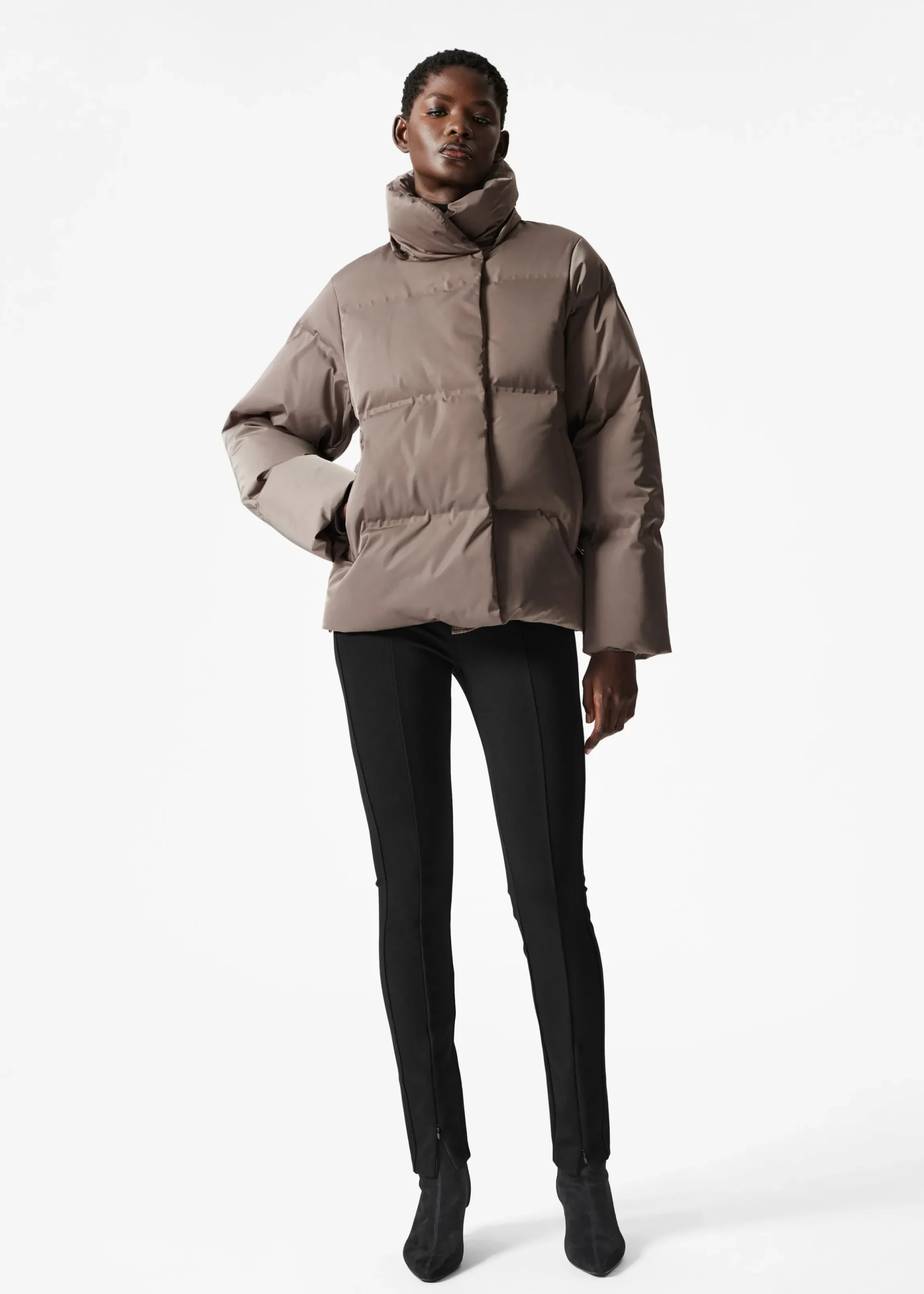 Wattierte Daunenjacke