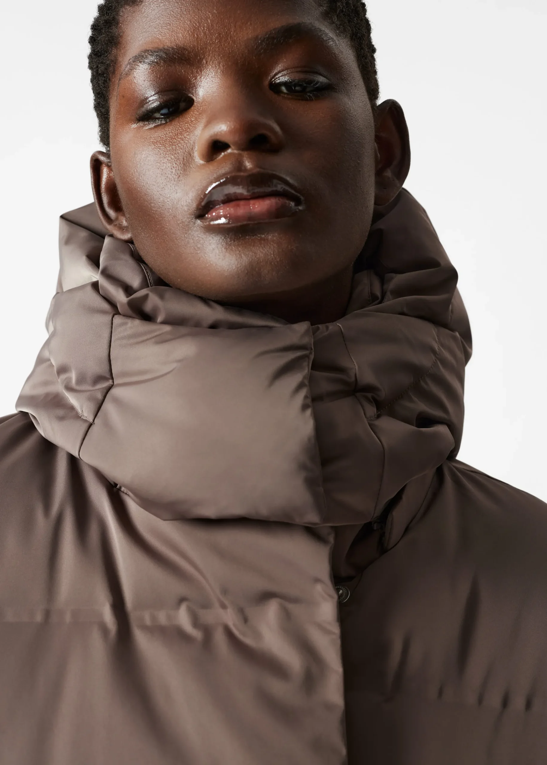 Wattierte Daunenjacke