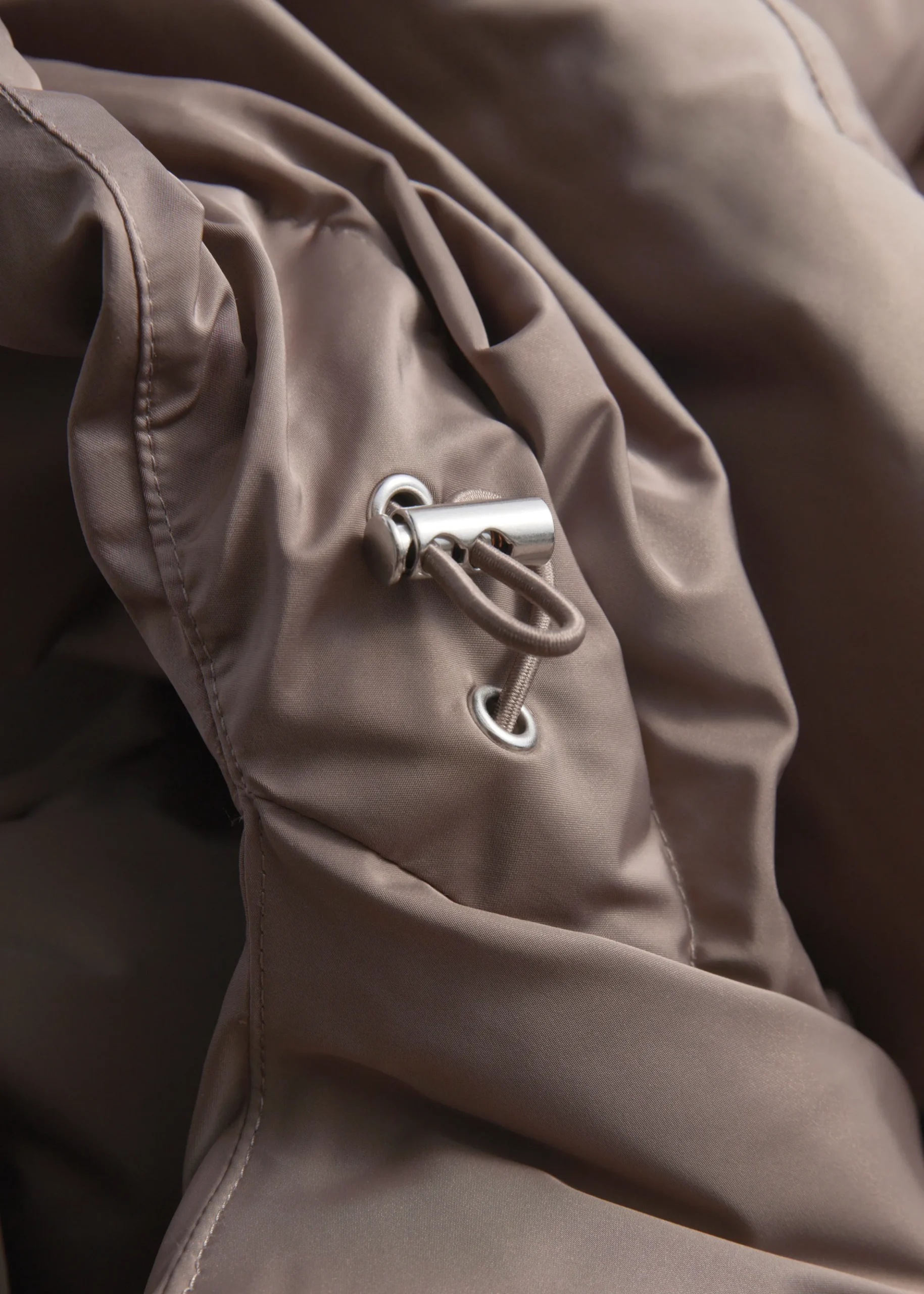 Wattierte Daunenjacke