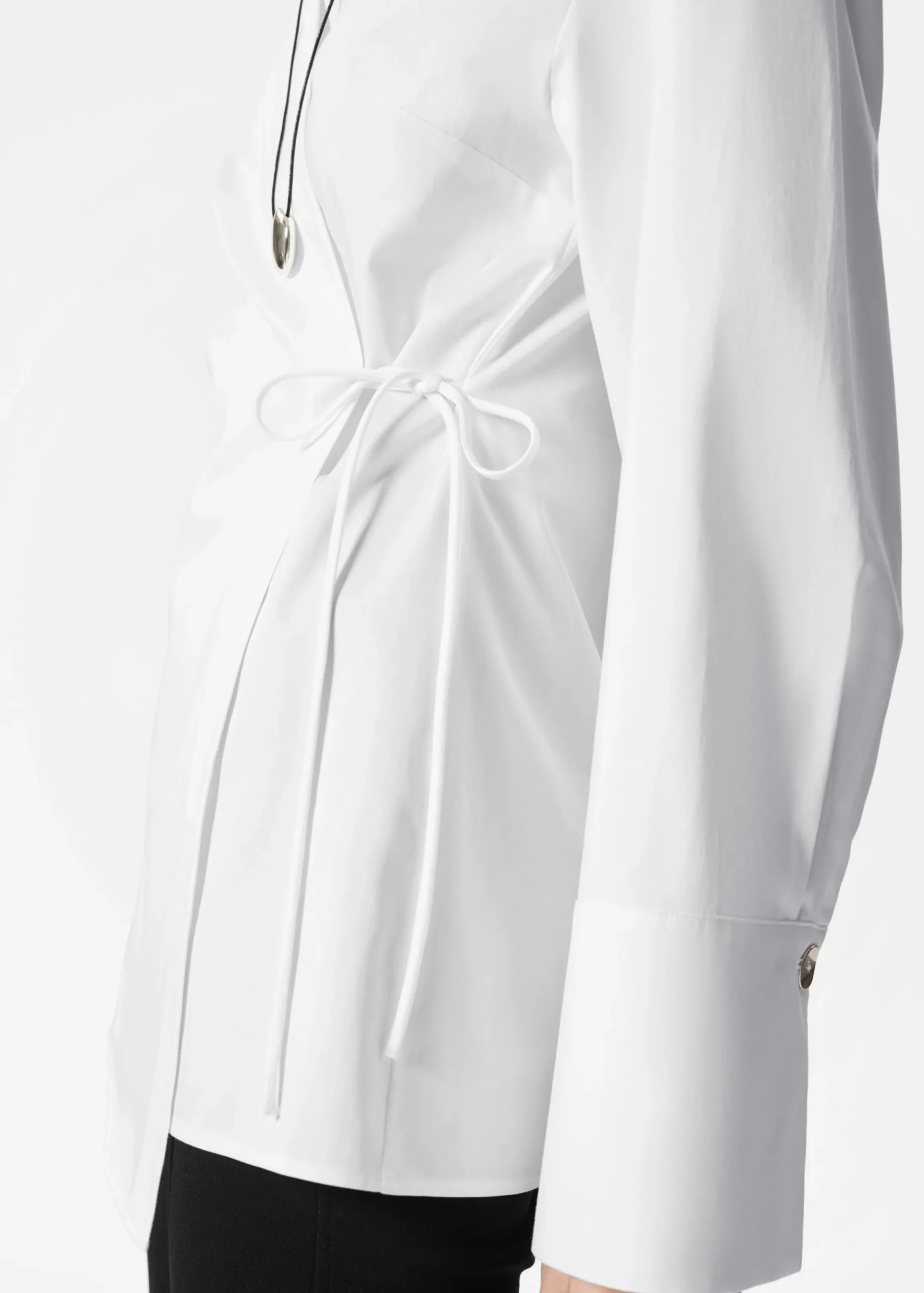 Wickelbluse zum Binden