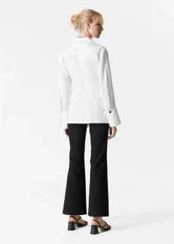 Wickelbluse zum Binden