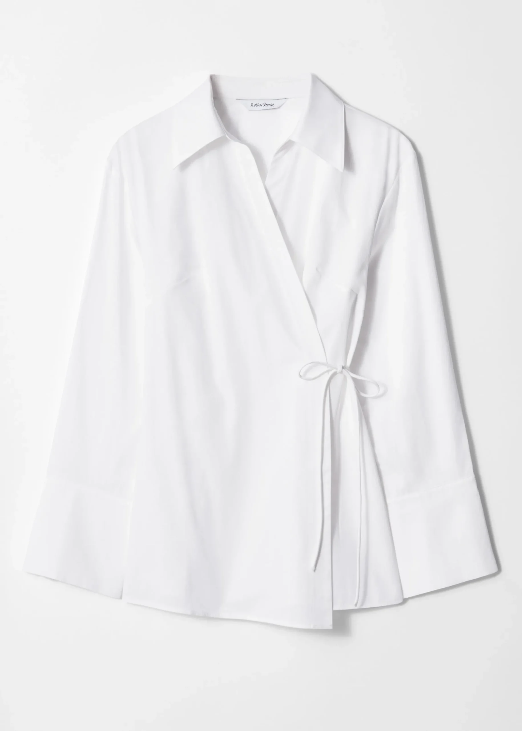 Wickelbluse zum Binden