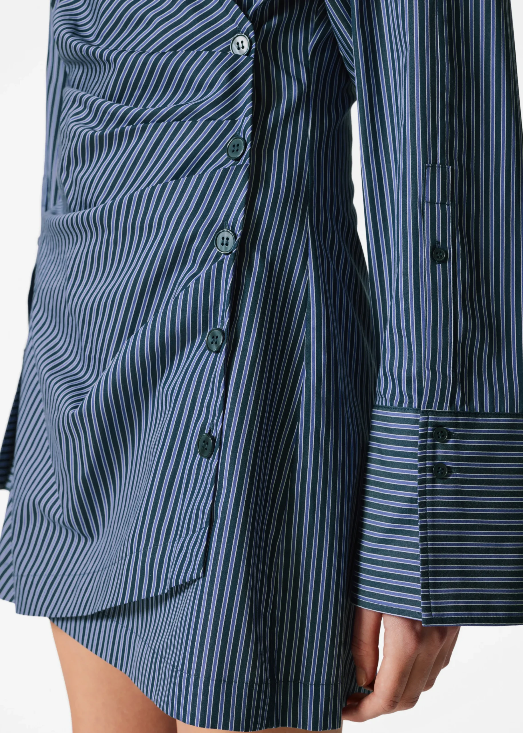 Wickel-Hemdkleid in Minilänge