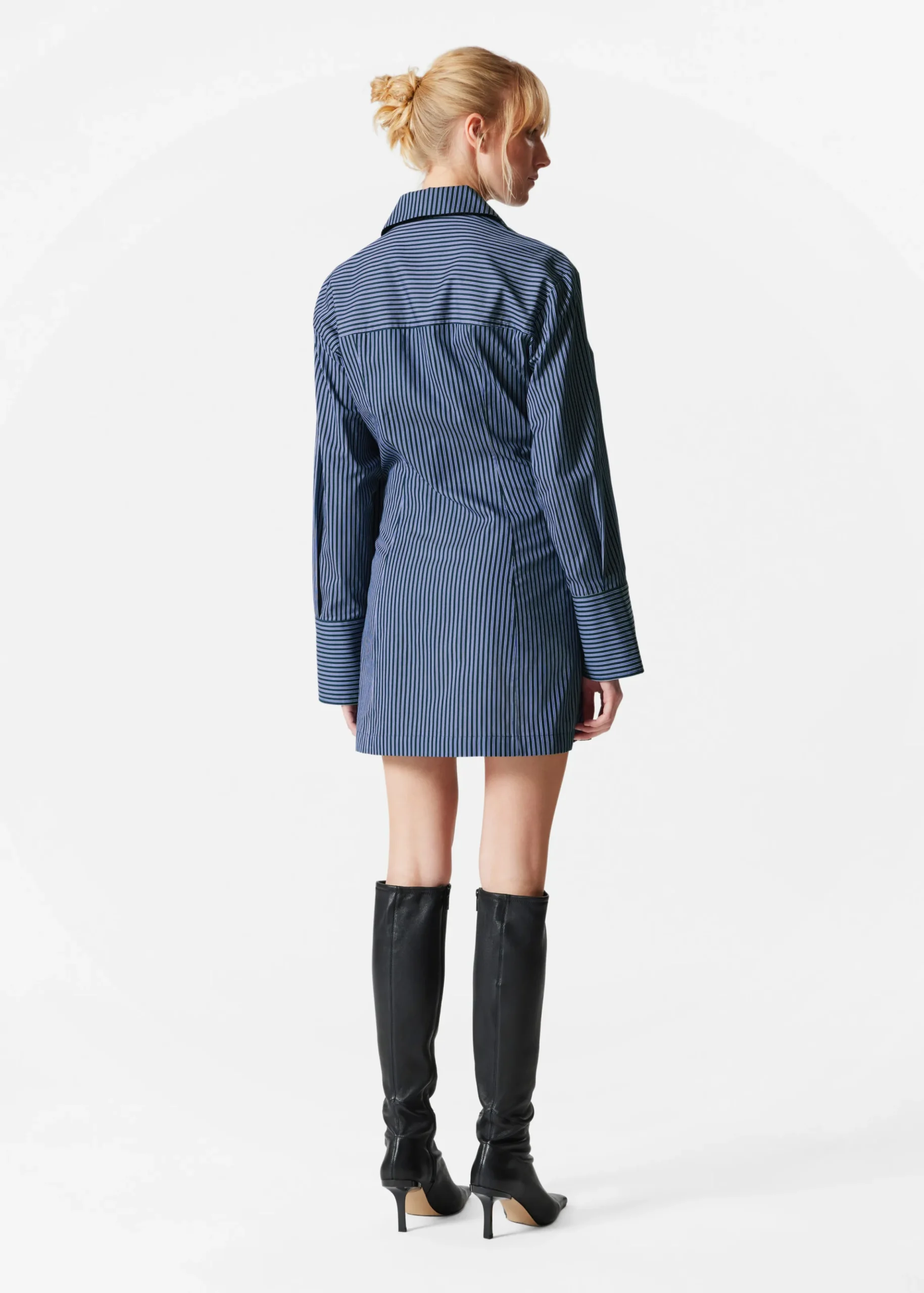 Wickel-Hemdkleid in Minilänge