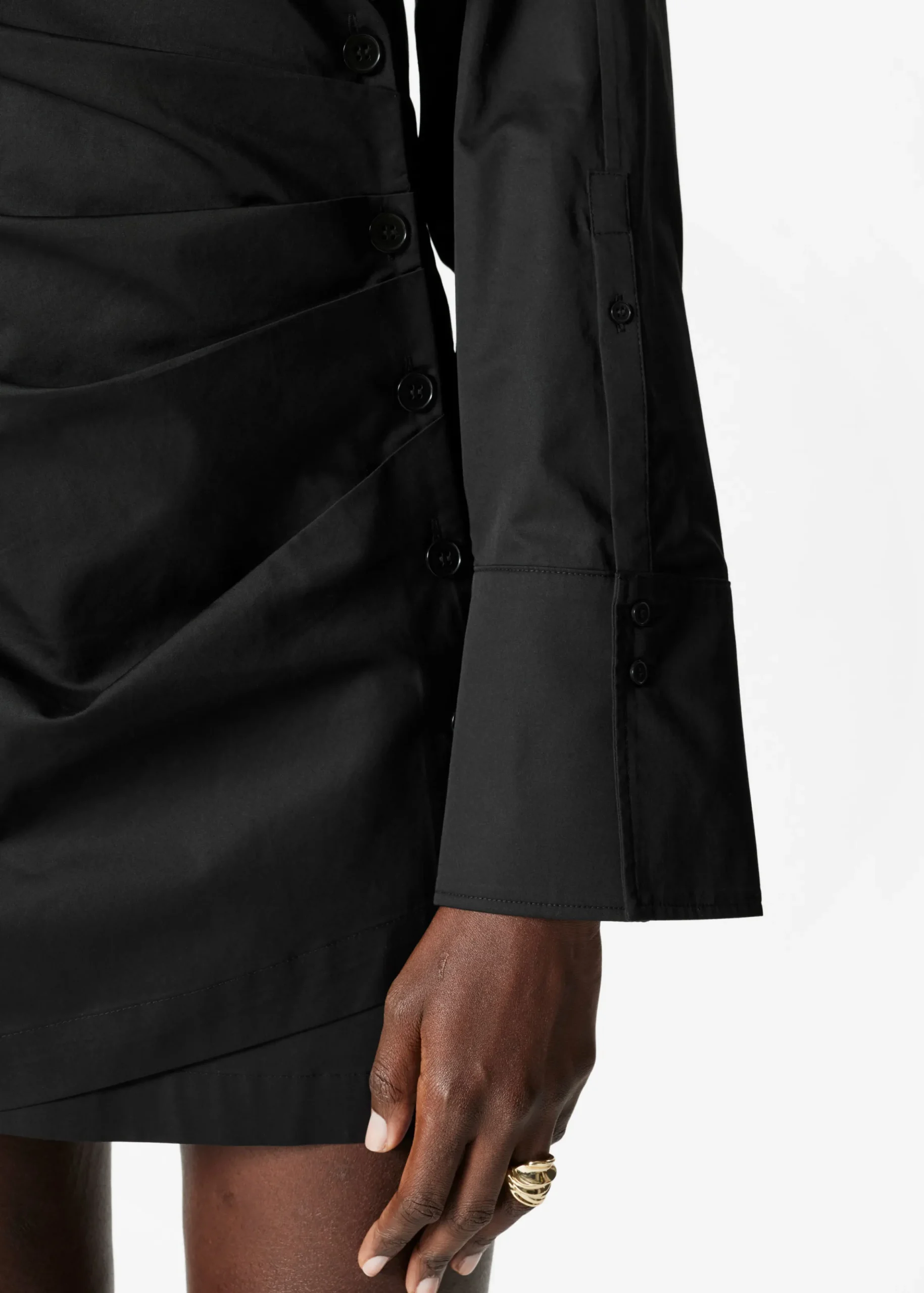 Wickel-Hemdkleid in Minilänge