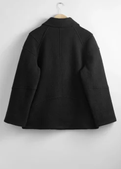 Wolljacke im Bikerstil