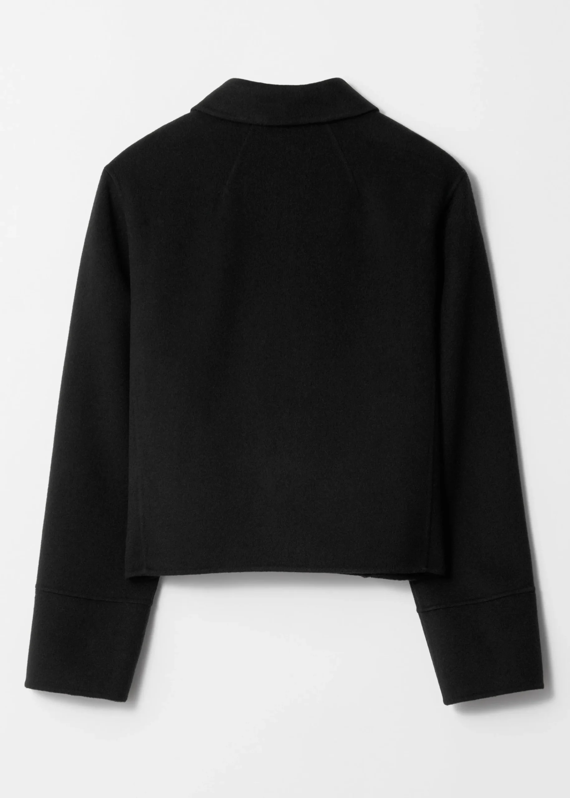 Wolljacke mit Kragen