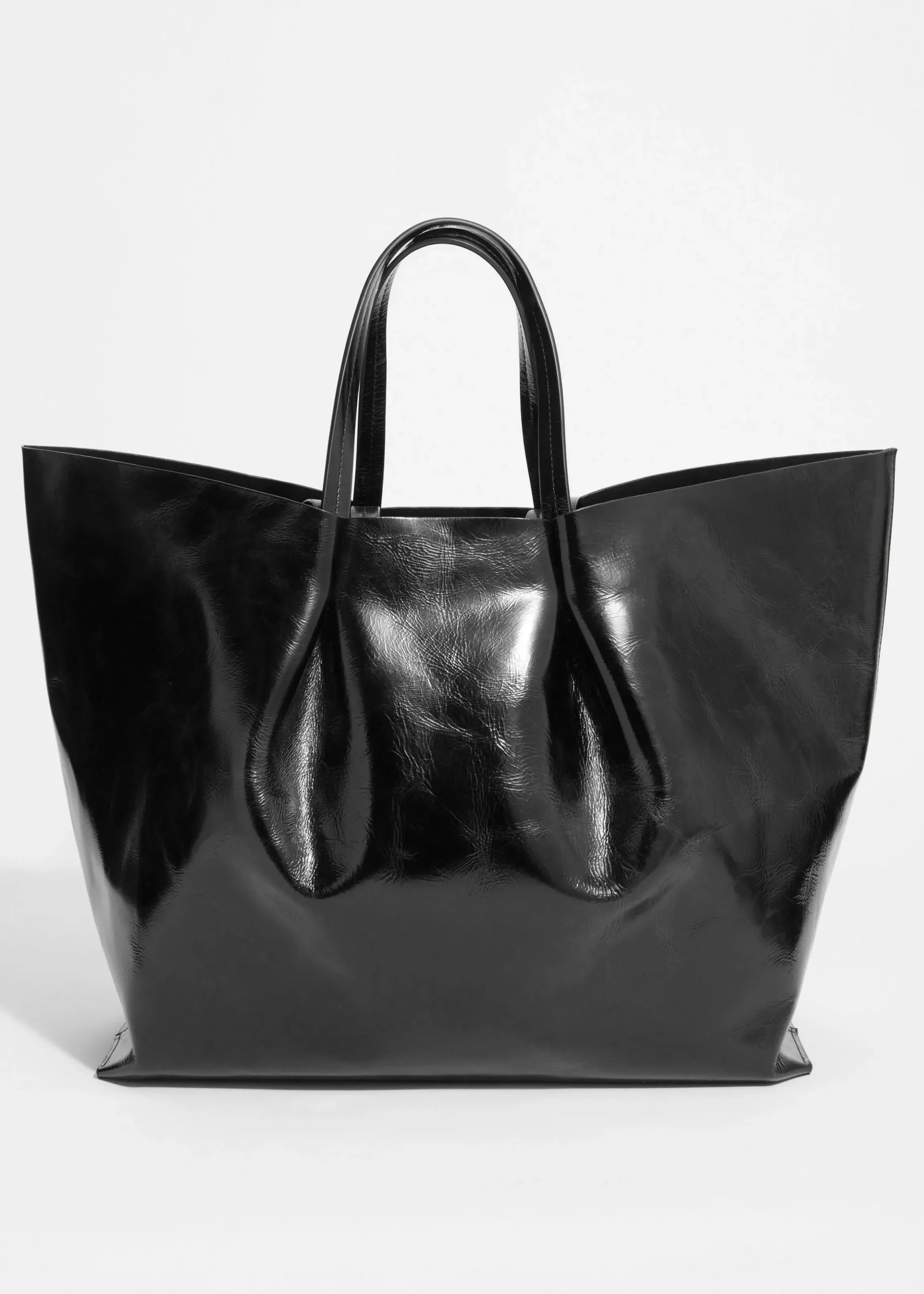 XL-Tragetasche aus Leder