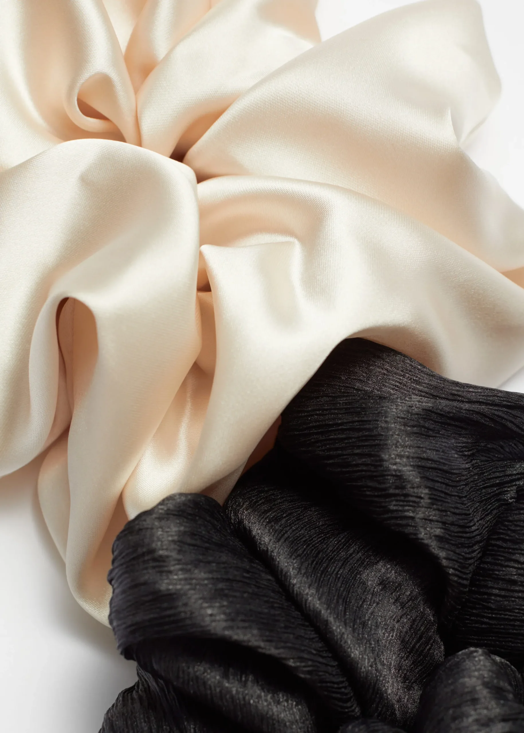 Zweier-Set Satin-Scrunchies in XL