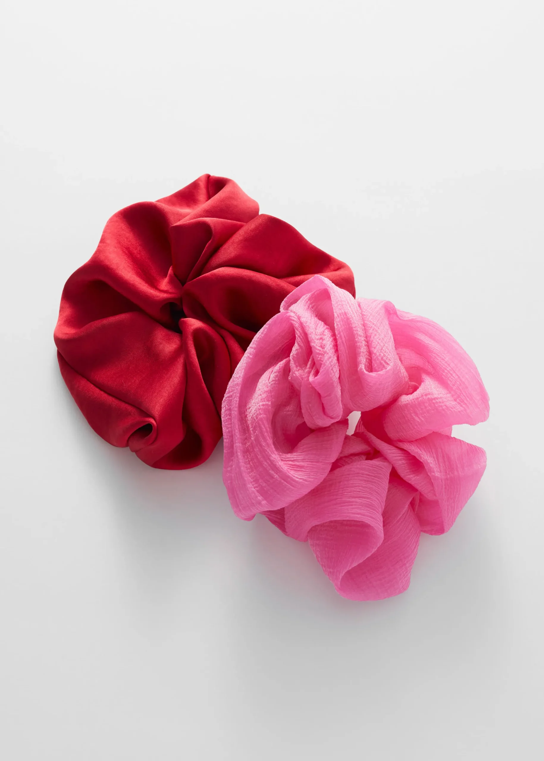 Zweier-Set Satin-Scrunchies in XL